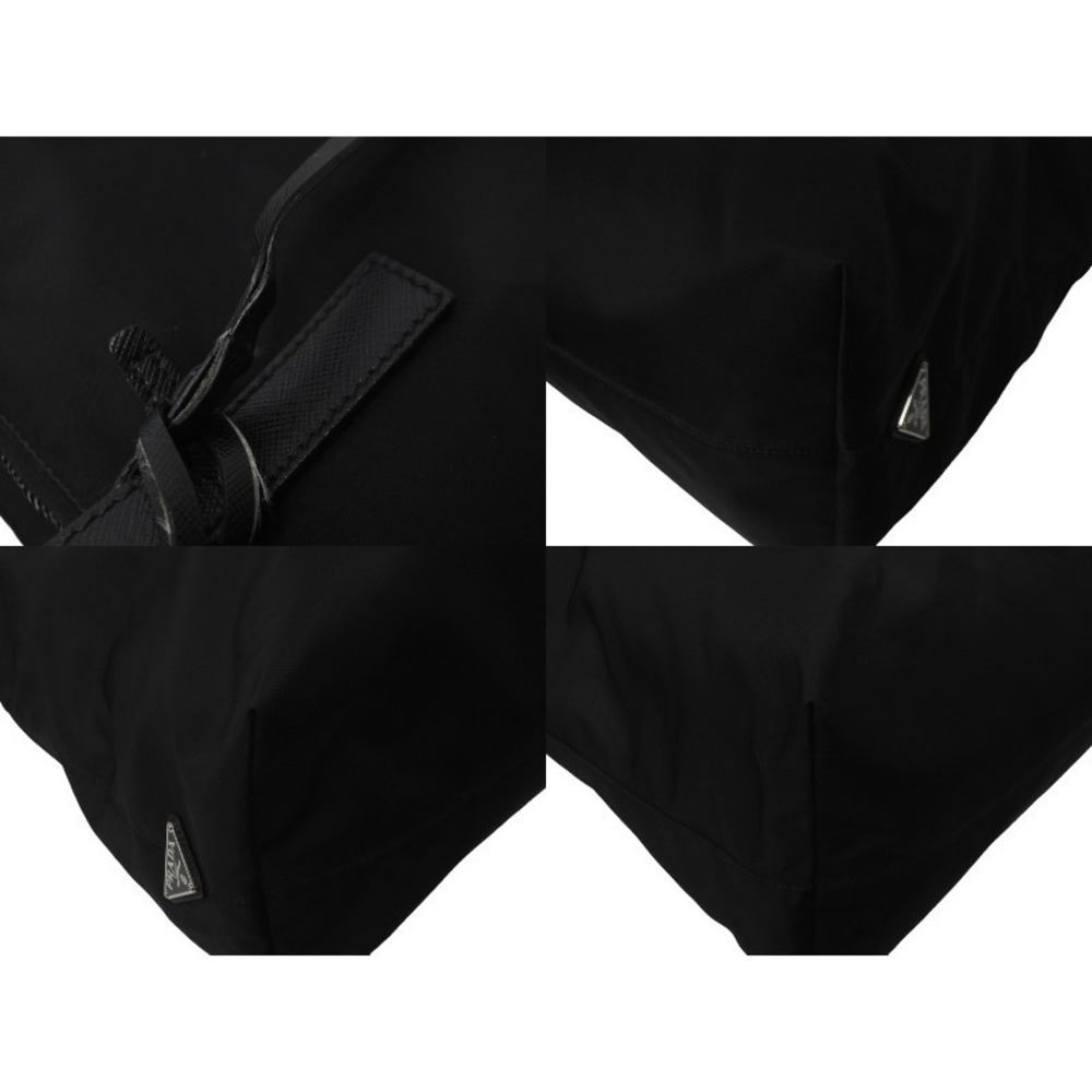 Prada Tote Bag Comic Patch Triangle Logo Nylon Bl… - image 6